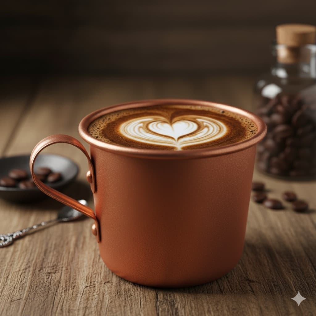 Caneca Copo Moscow Mule Alumínio Cobre 350ml