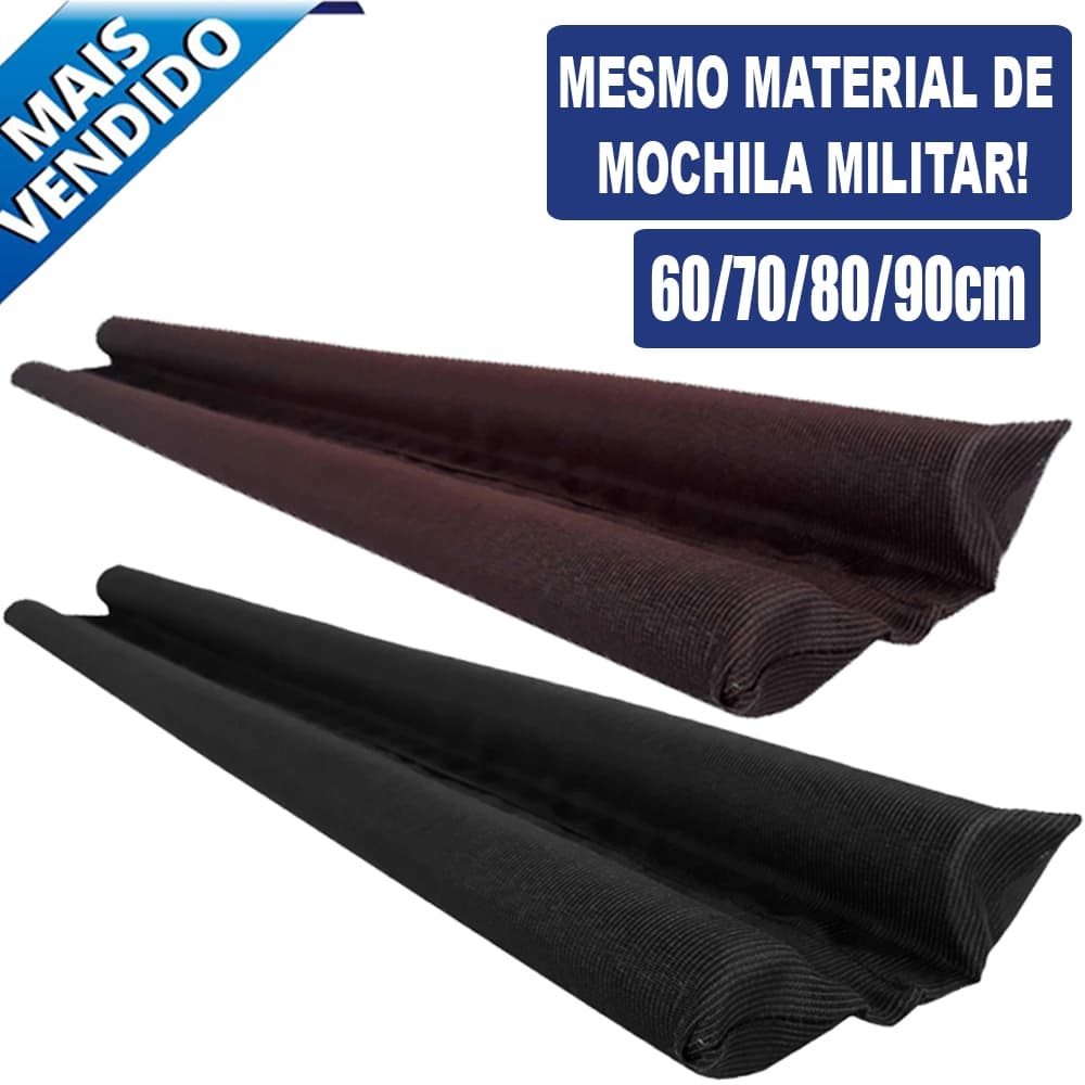 Veda Porta Protetor Impermeável Material Premium de Mochila Militar Grosso Rolinho 60 70 80 90 cm