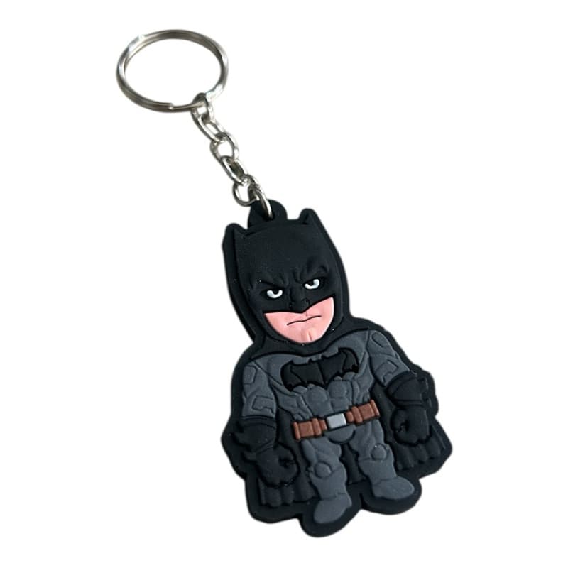 Kit 12 Unidades Chaveiro de Borracha Batman