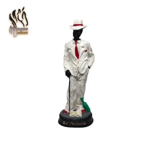 Zé Pilintra Estatueta Para Decoração Religiosa  15cm Umbanda Candomblé Orixá