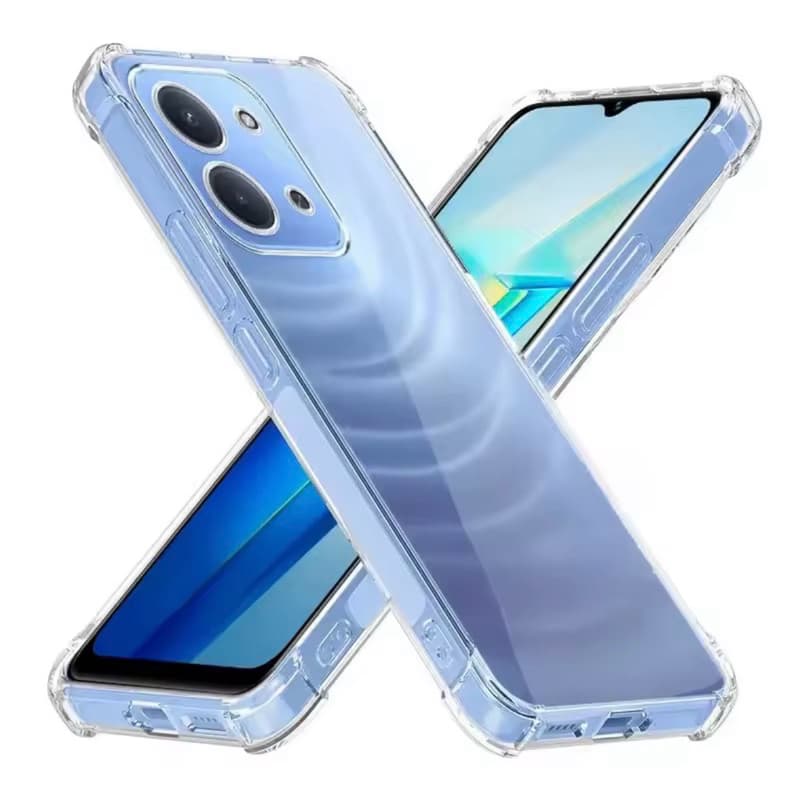Kit 2X Xiaomi Poco C85 -Película Frontal Ceramica 3D + Capa Transparente TPU Silicone