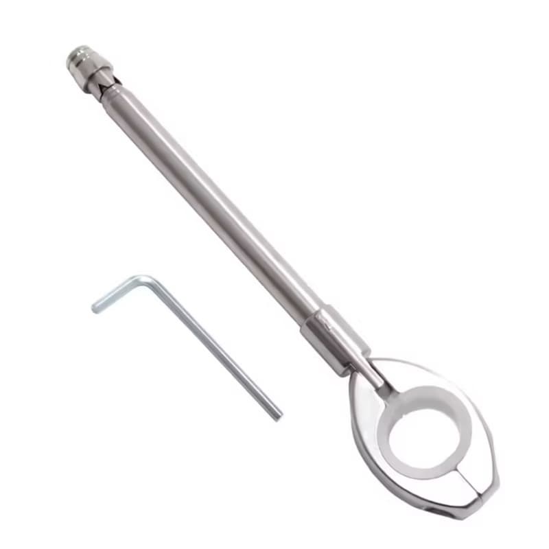Antena Corta Pipa CROMADA Antena De Moto Anteninha Retratil Inox