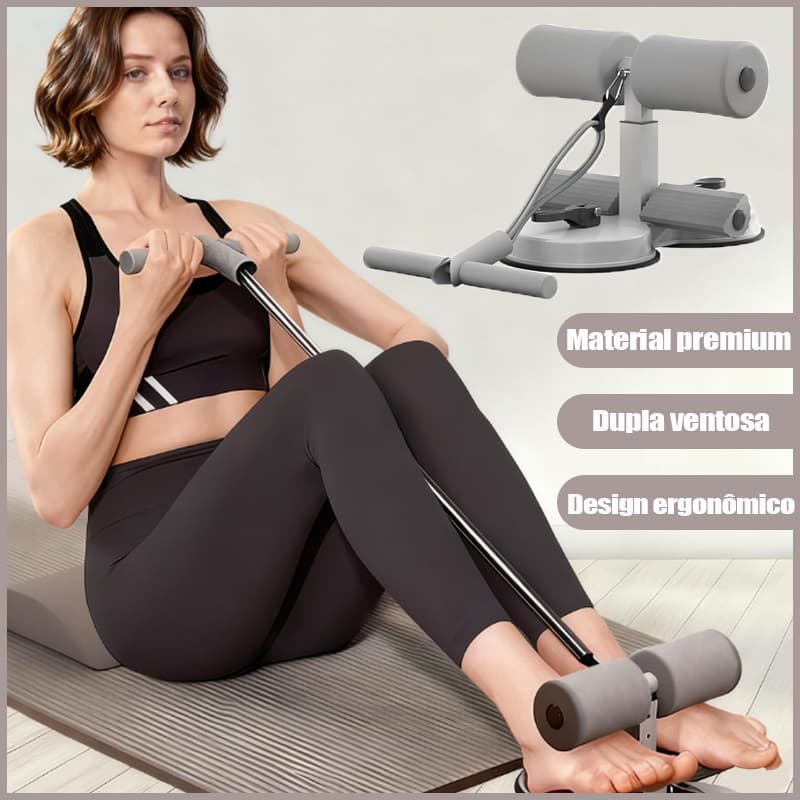 Abdominais Ventosas Fortes 3 Ajustes Protege Barriga/Joelhos Casa/Academia V2