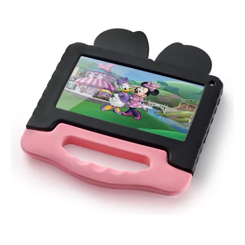 Tablet Infantil Disney Mickey ou Minnie Netflix Youtube Android 13 Multilaser.