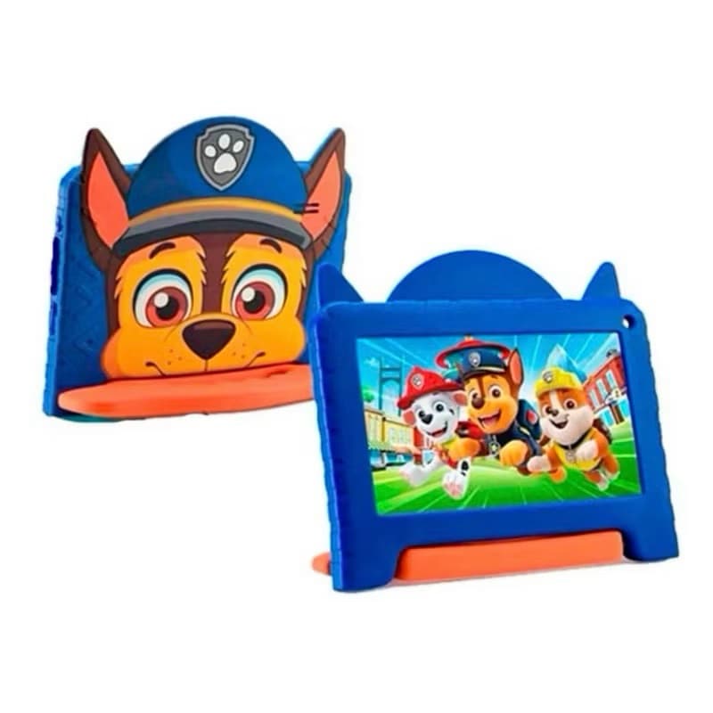 Tablet Infantil Patrulha Canina Chase Tela 7" 64gb E 4gb android 13(GO EDITION) Multilaser.