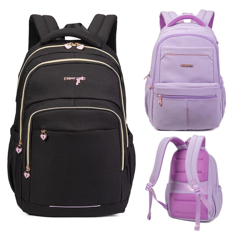 Ladies backpack dois ombro grande capacidade student school bag