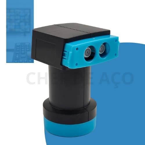 LNB Banda Ku Twin PIX com Filtro 5G | 4K Ultra HD