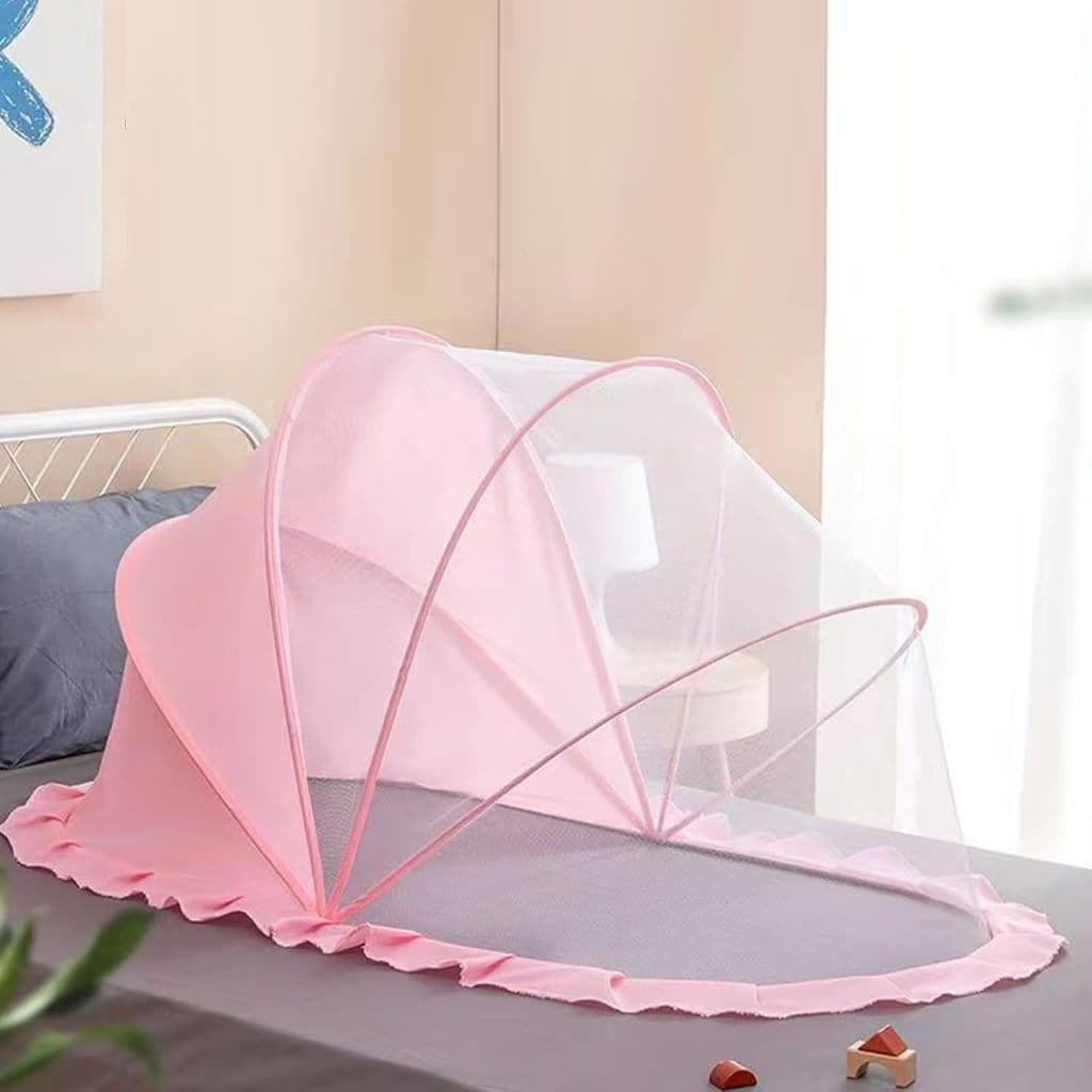 Berço Mosquiteiro de Bebê Criança Tenda Cercadinho Para Cama Portátil Retrátil