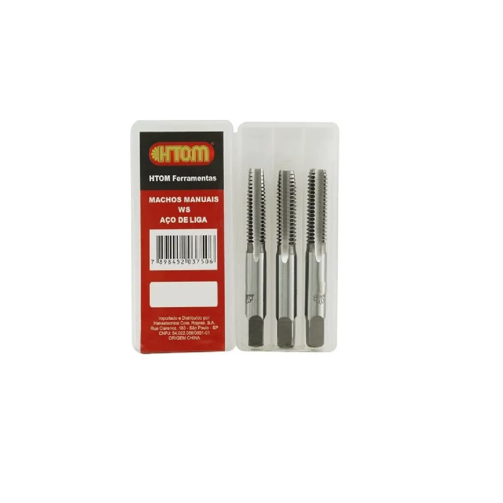 Jogo De Macho M12 x 1,25 Três Peças