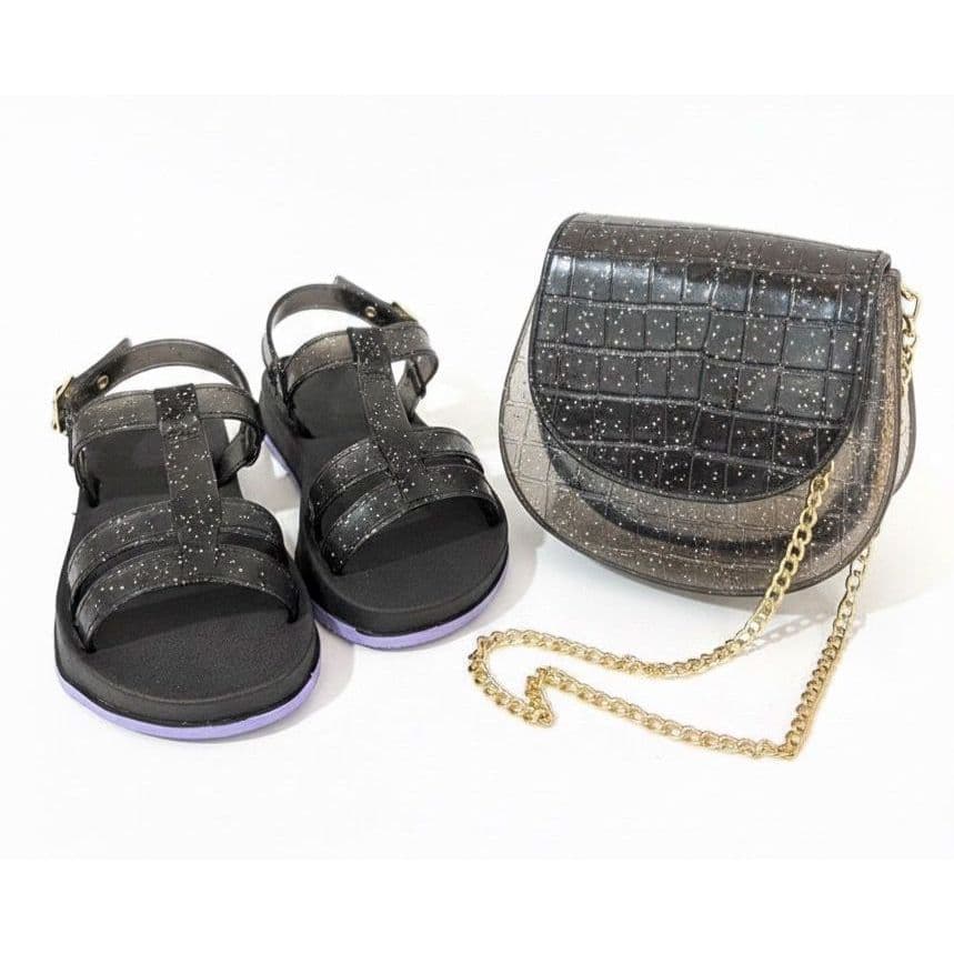 KIT MENINA SANDALIA JUJUBA MAIS BOLSINHA INFANTIL