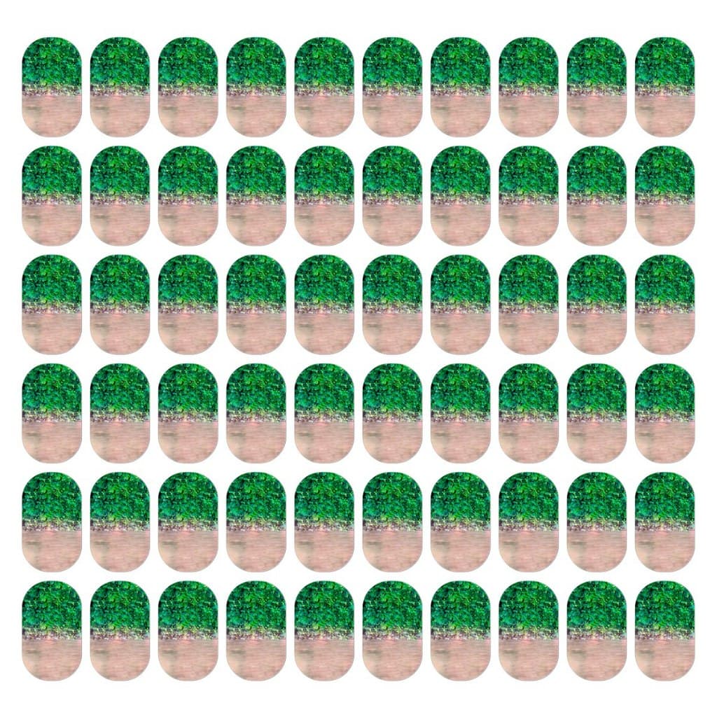 Espelho oval 1,5cm x 1cm 200 unidades