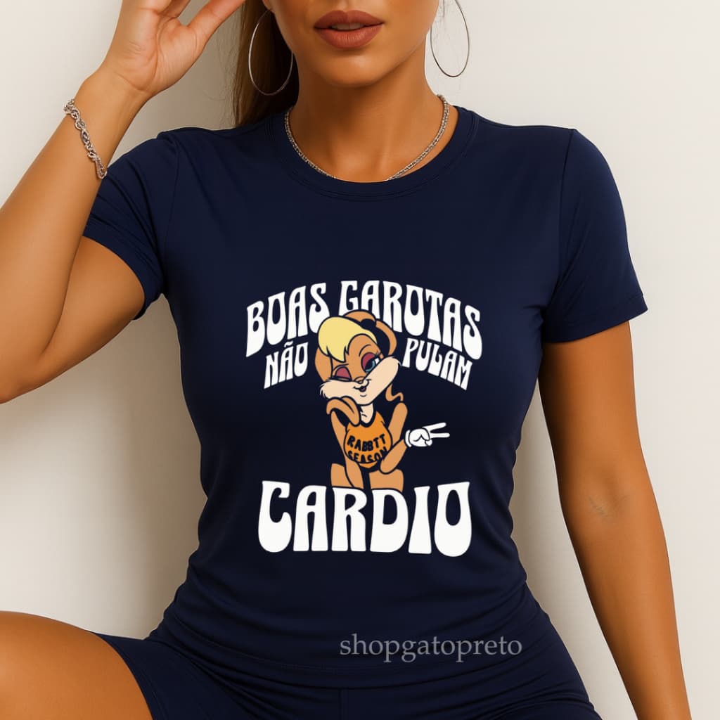 Tshirt Feminina Camiseta de Academia Treino Blusa Crossfit Corrida