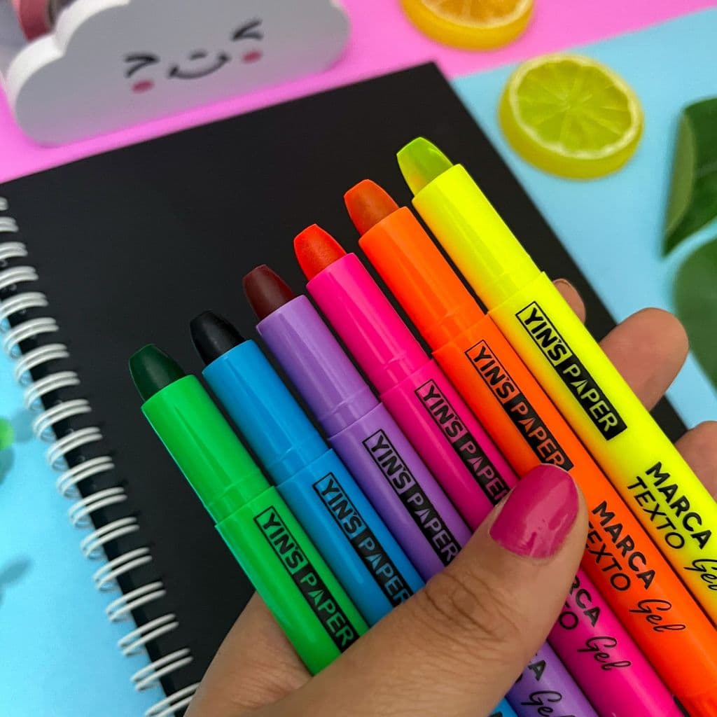 Caneta Marca Texto em Gel  Tom Neon - Yin's