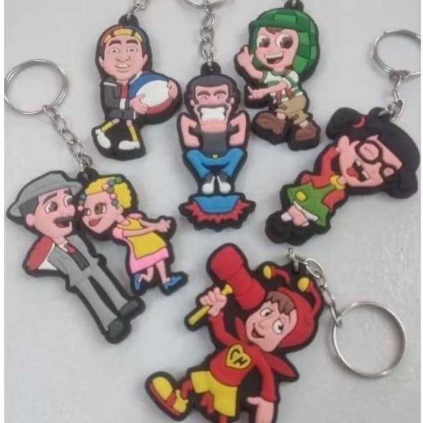 Chaveiro Emborrachado Turma do  Chaves