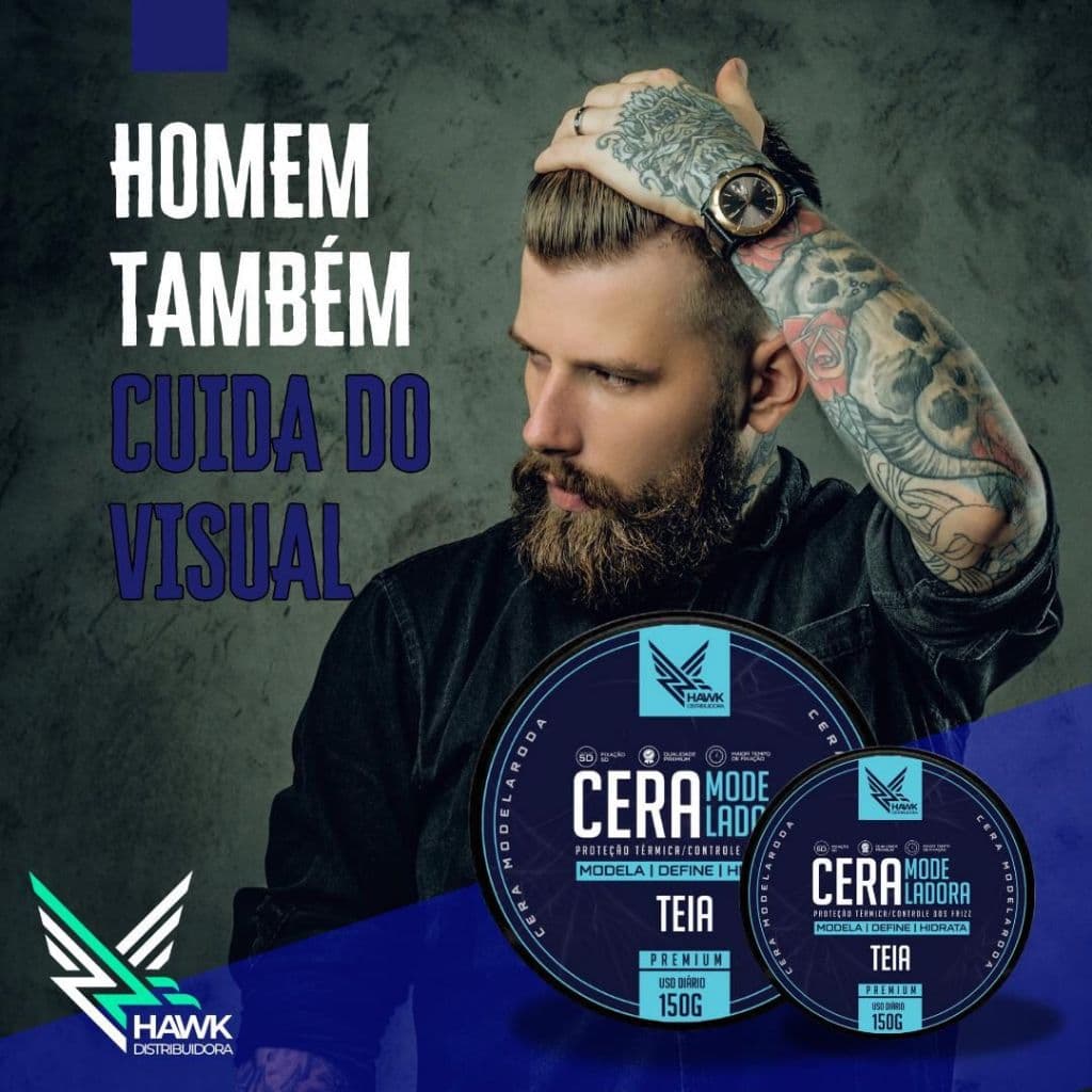 Pomada Capilar Barber Pro – Efeito Teia  Seco  com Acabamento Natural 150g