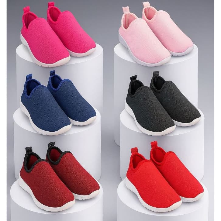 Tenis Clace Facil Menino Menina Leve Confortavel Liso