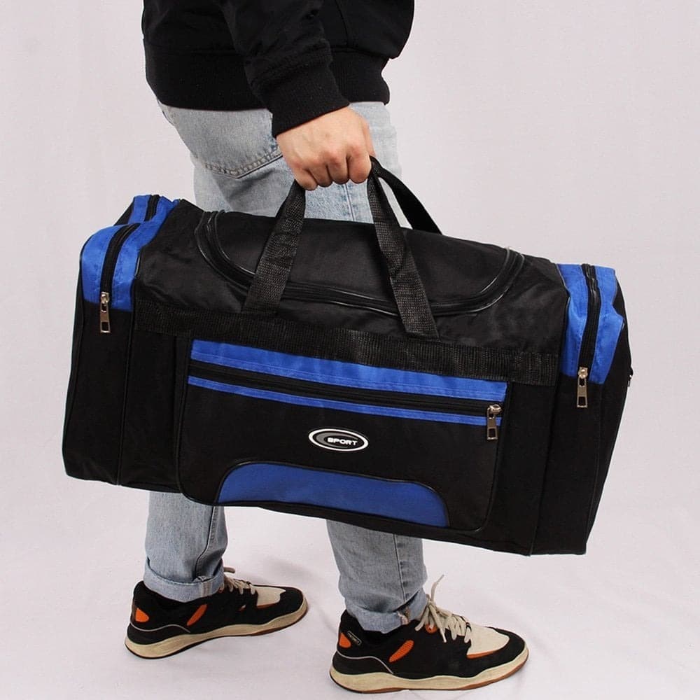 Mala Bolsa De Viagem Gigante Reforçada Extra forte nylon  Bolso Impermeável Alça Lateral Promoção