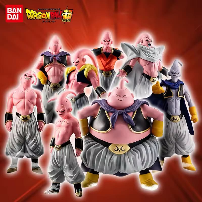 Action Figure Majin Boo E Freeza 8 Peças 8-13Cm Diversas Fases Dragon Ball Z Banpresto