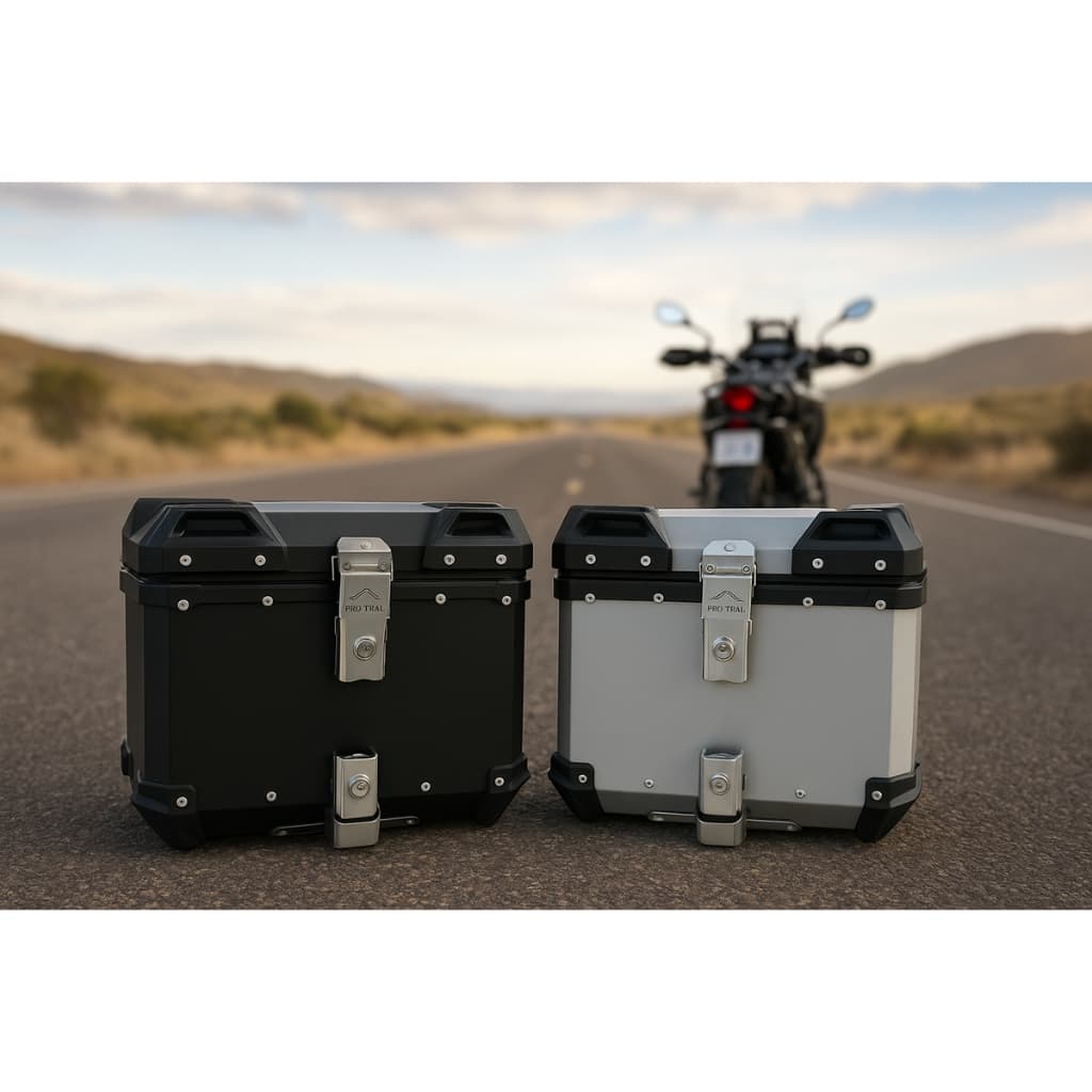 Bau Bauleto Traseiro Moto Aluminio 45 Litros