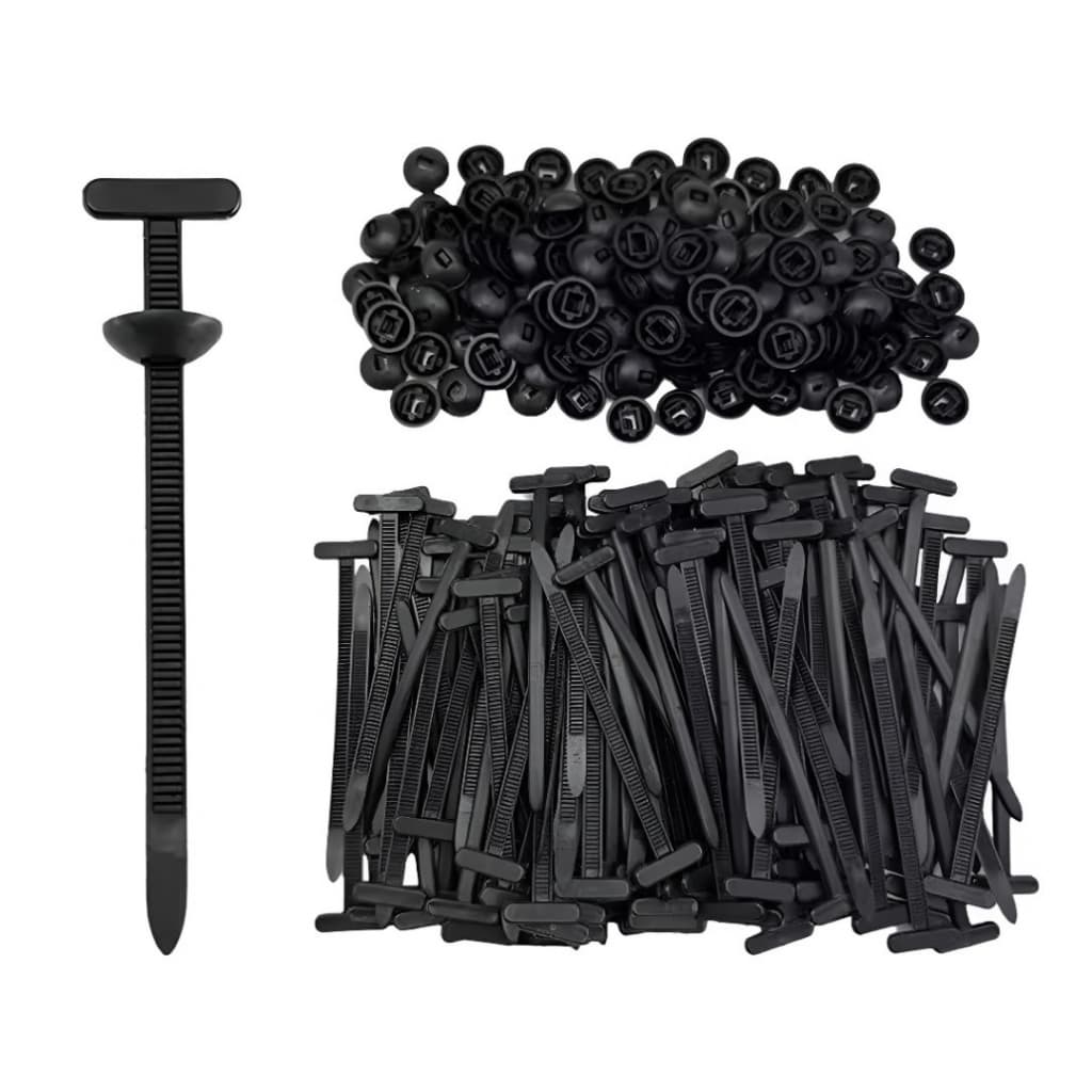 Kit Abraçadeiras Plásticas auto travantes Universal Automotivo