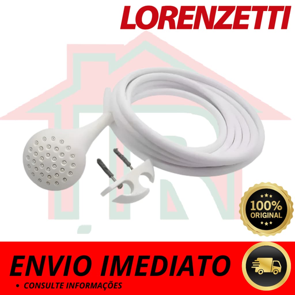 Desviador Para Ducha Eletrica Manual Futura Branco Lorenzetti Chuveiro Chuveirinho Banheiro Original