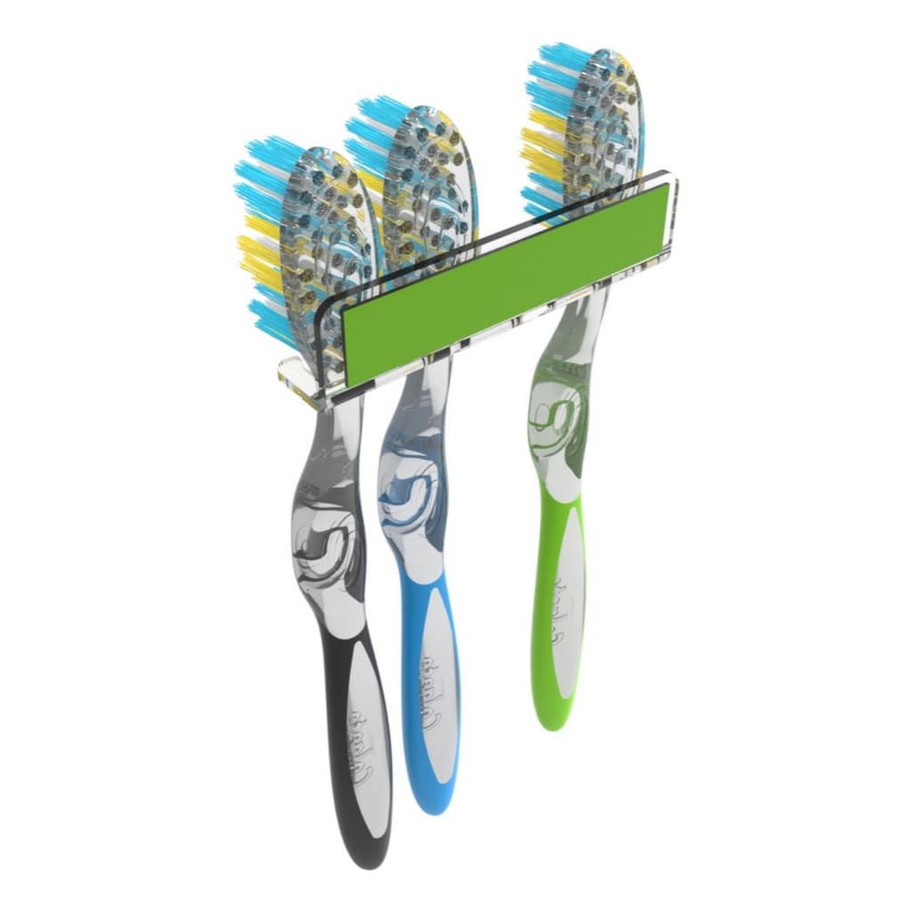 Suporte Acrílico Escovas 2/3/4 Lugares Fixação Fita Dupla Face Banheiro Lavabo Decoração Multiuso