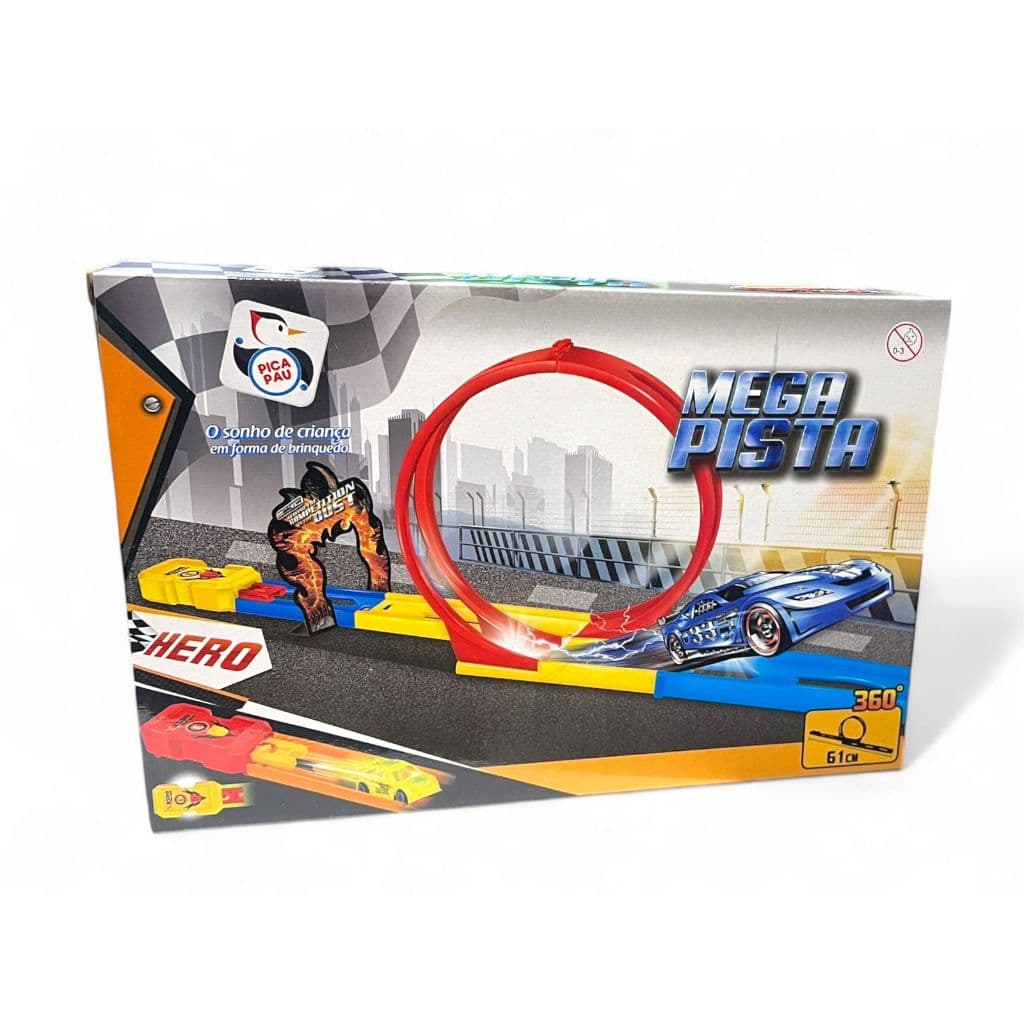 BRINQUEDO PISTA RADICAL COM CARRINHO
