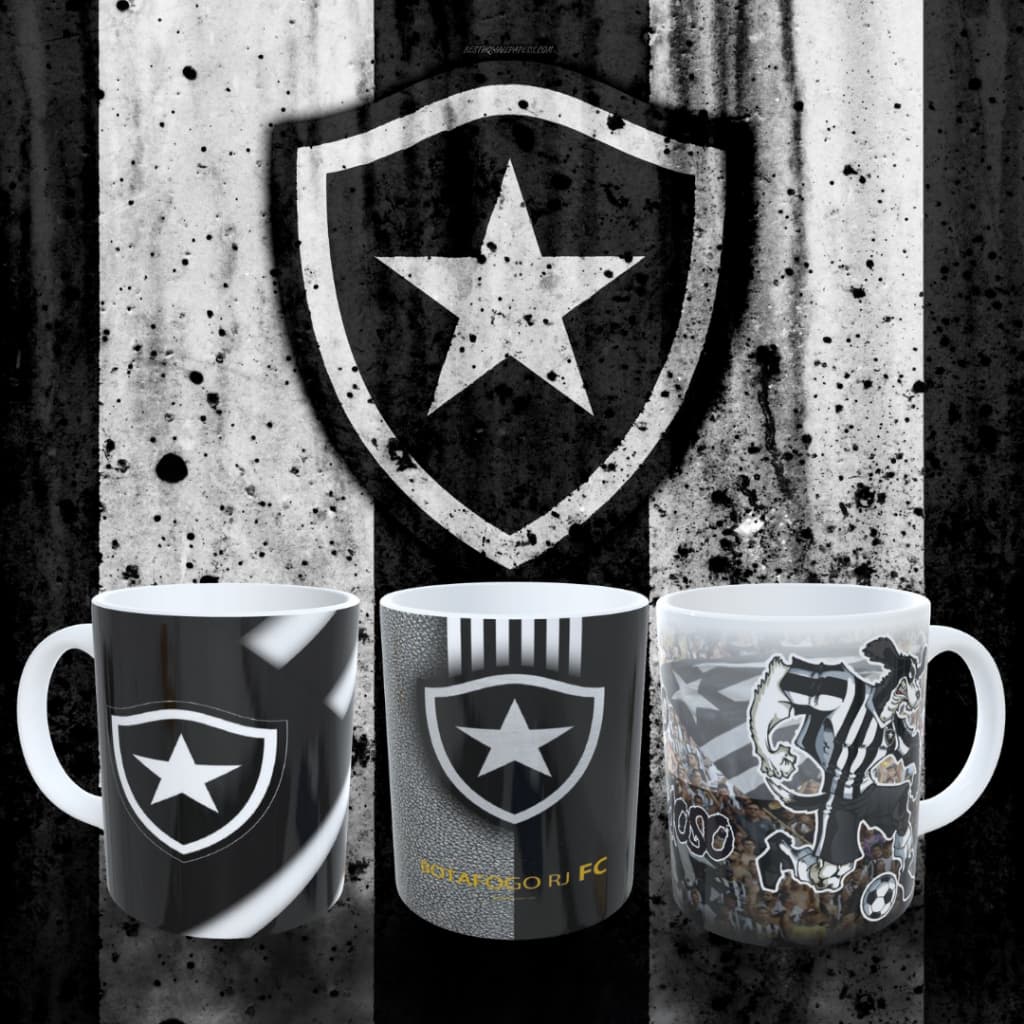Caneca do Botafogo! Ideal para quem ama o Glorioso! Vários Modelos! Promoção Exclusiva!