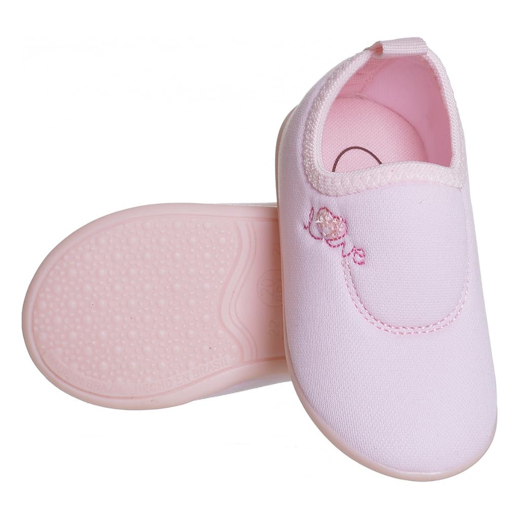Tênis Infantil Calce Fácil Soft  Chique Top Menina 18 ao 27 Rosa