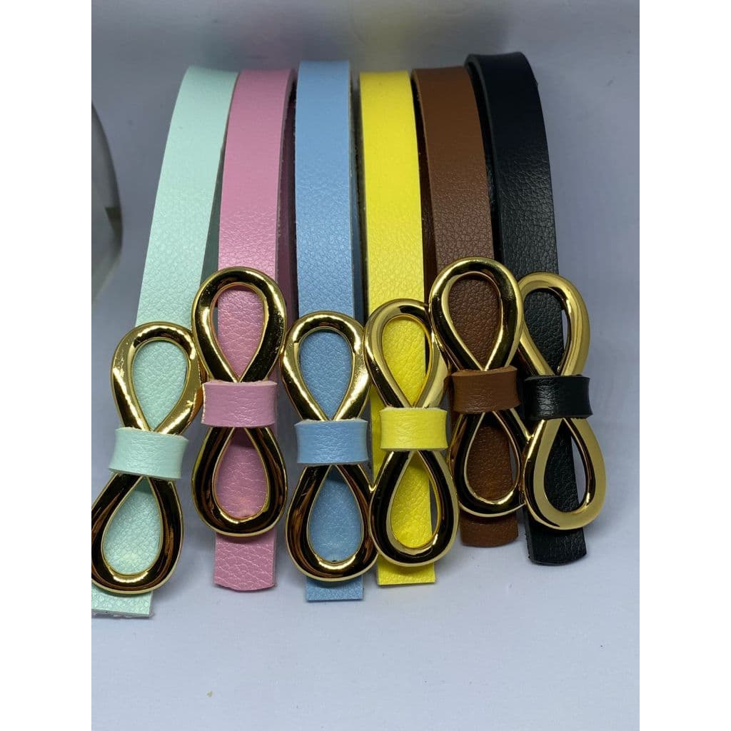 cinto fininho de lacinho feminino
