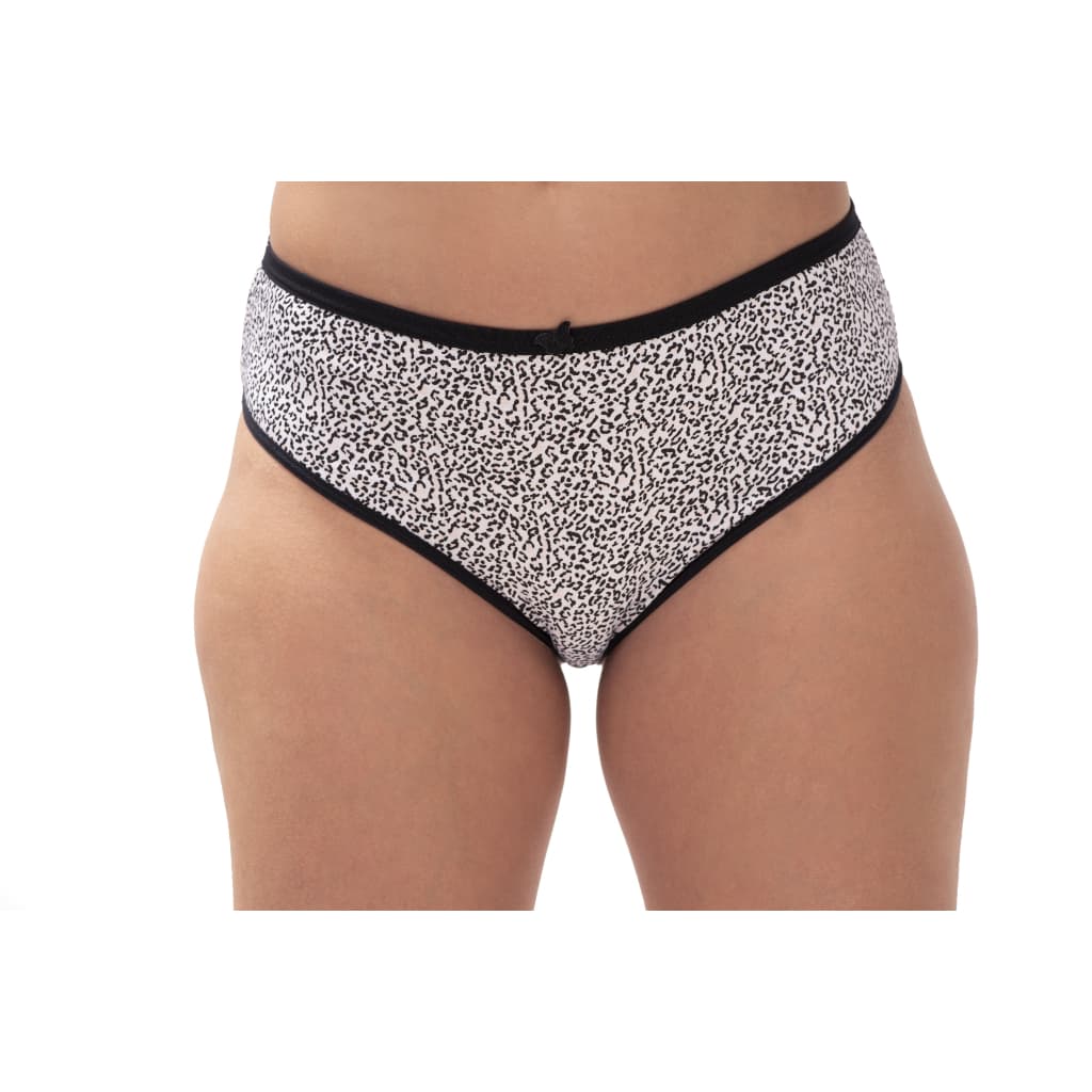 Calcinha Kit 6 ou 3 Peças Cós Alto Tangão em Poliamida Calçola Feminina Estampada Plus