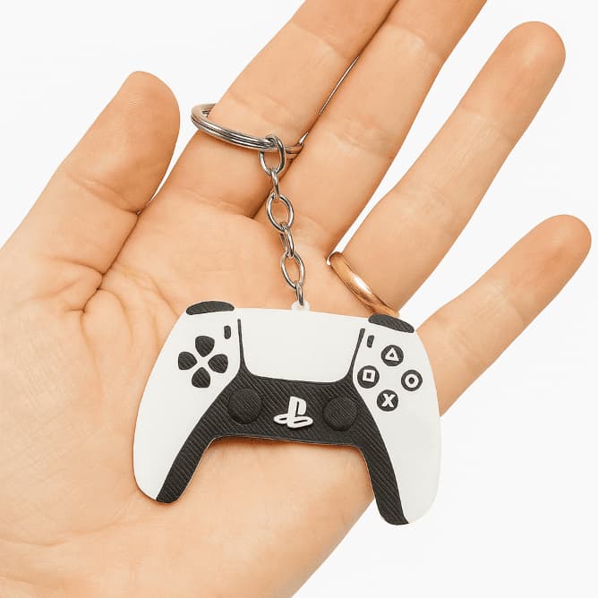 Kit com 10 Chaveiros Controle PS5 ou Individual – Lembrancinha Gamer Estilosa e Moderna