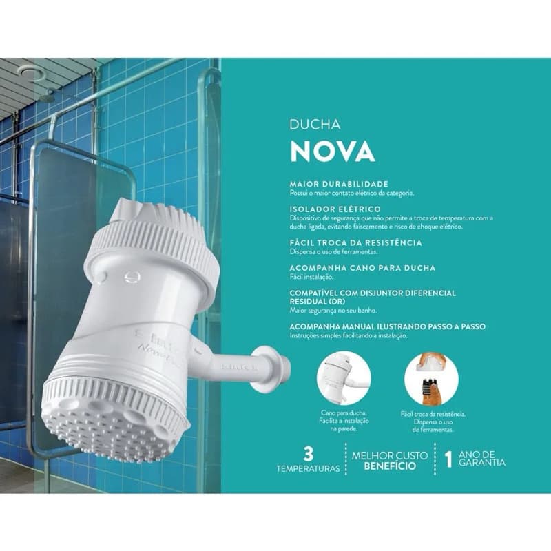 DUCHA NOVA DUCHA SINTEX 3T