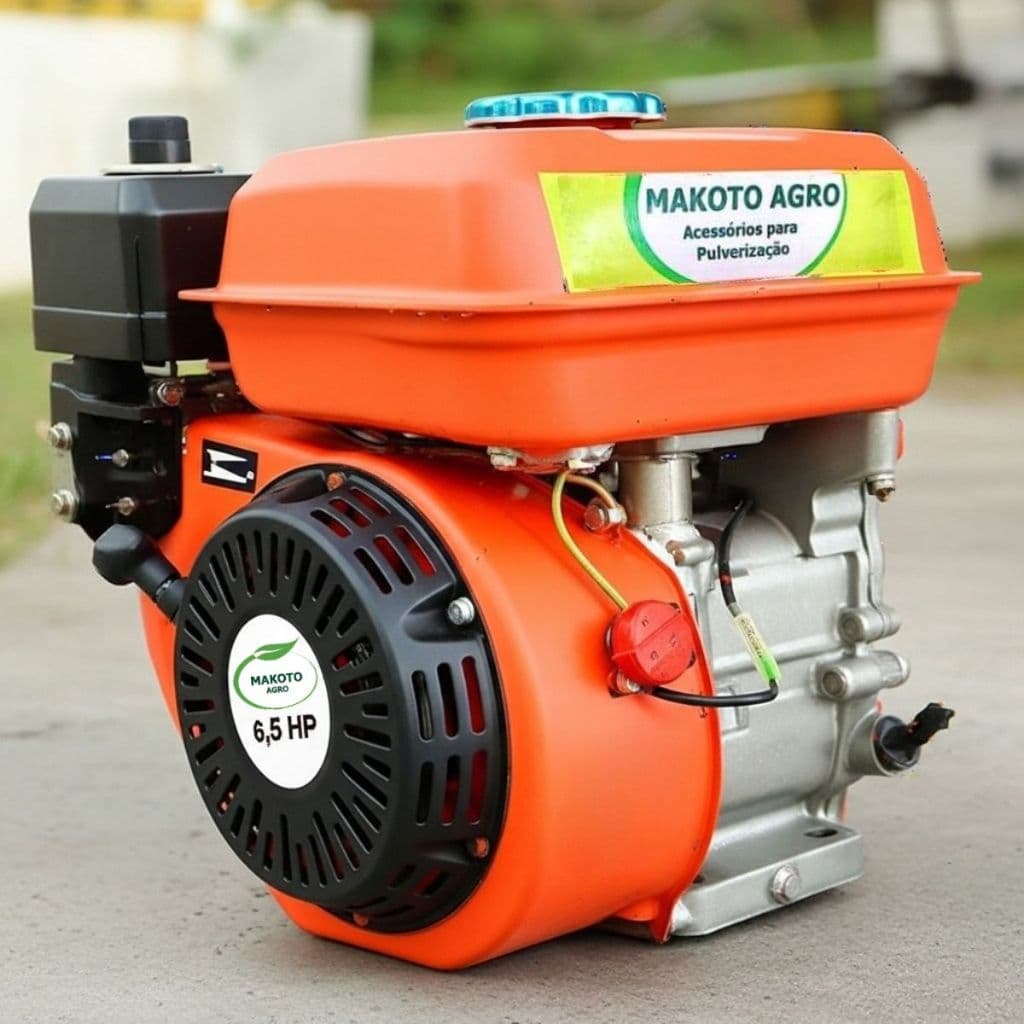 Motor Estacionário 6,5 HP Makoto Agro Alta Potência Para Pulverização E Equipamentos Agrícolas