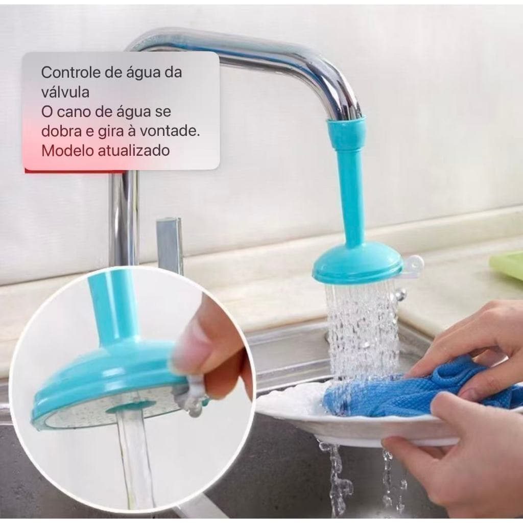 Bico Arejador para Torneira Chuveirinho Silicone extensor