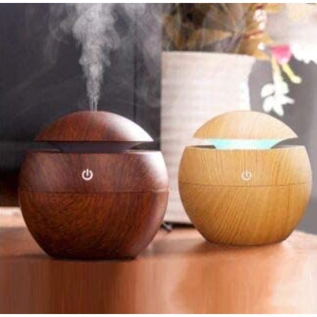Umidificador de aroma Ultrassônico  com led quemuda de cor