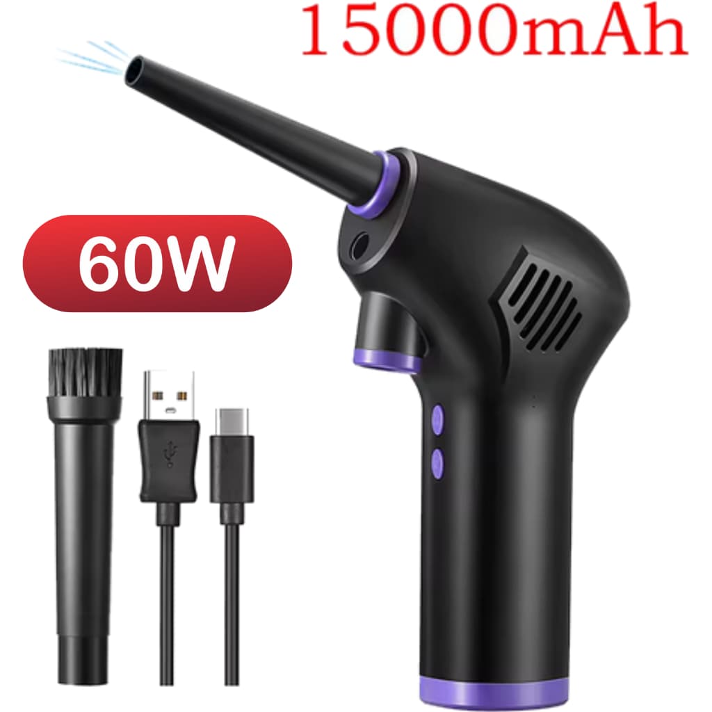 Soprador De Pó E Poeira Sem Fio Usb Portátil