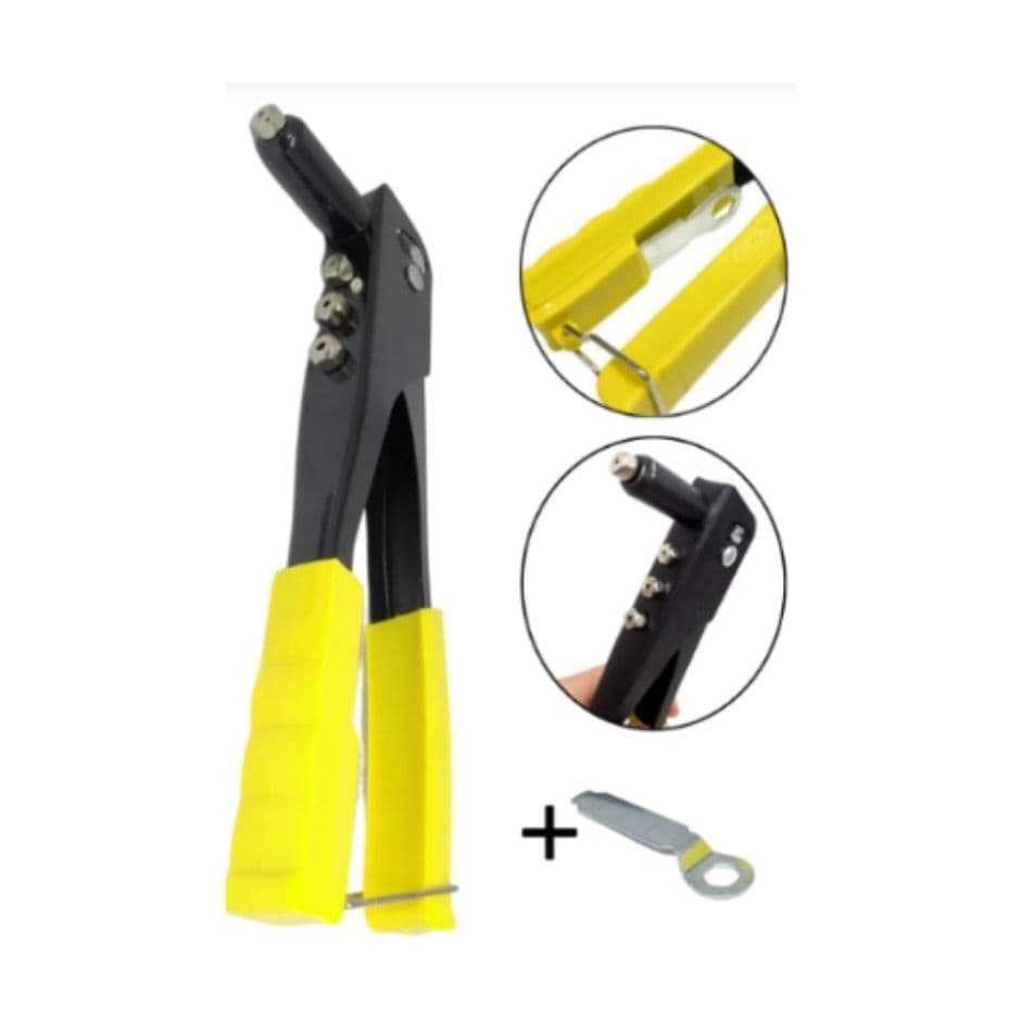 Rebitadeira Alicate Rebitador Profissional Cm 4 Bicos