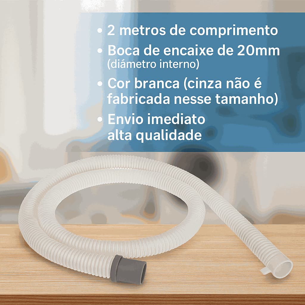 Mangueira Saída Drenagem Tanquinho Colormaq 2 Metros
