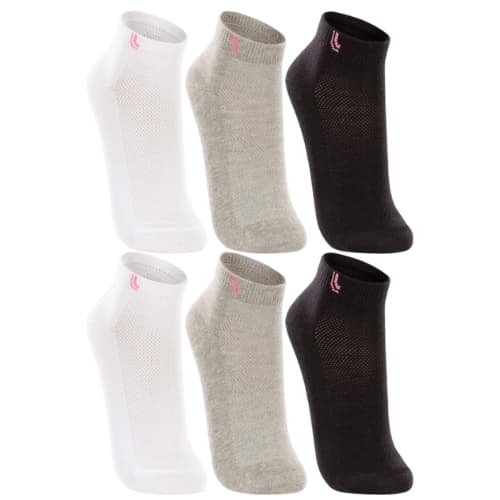 Meia Lupo Cano Curto Kit Com 6 Pares em Algodão Cores Feminina