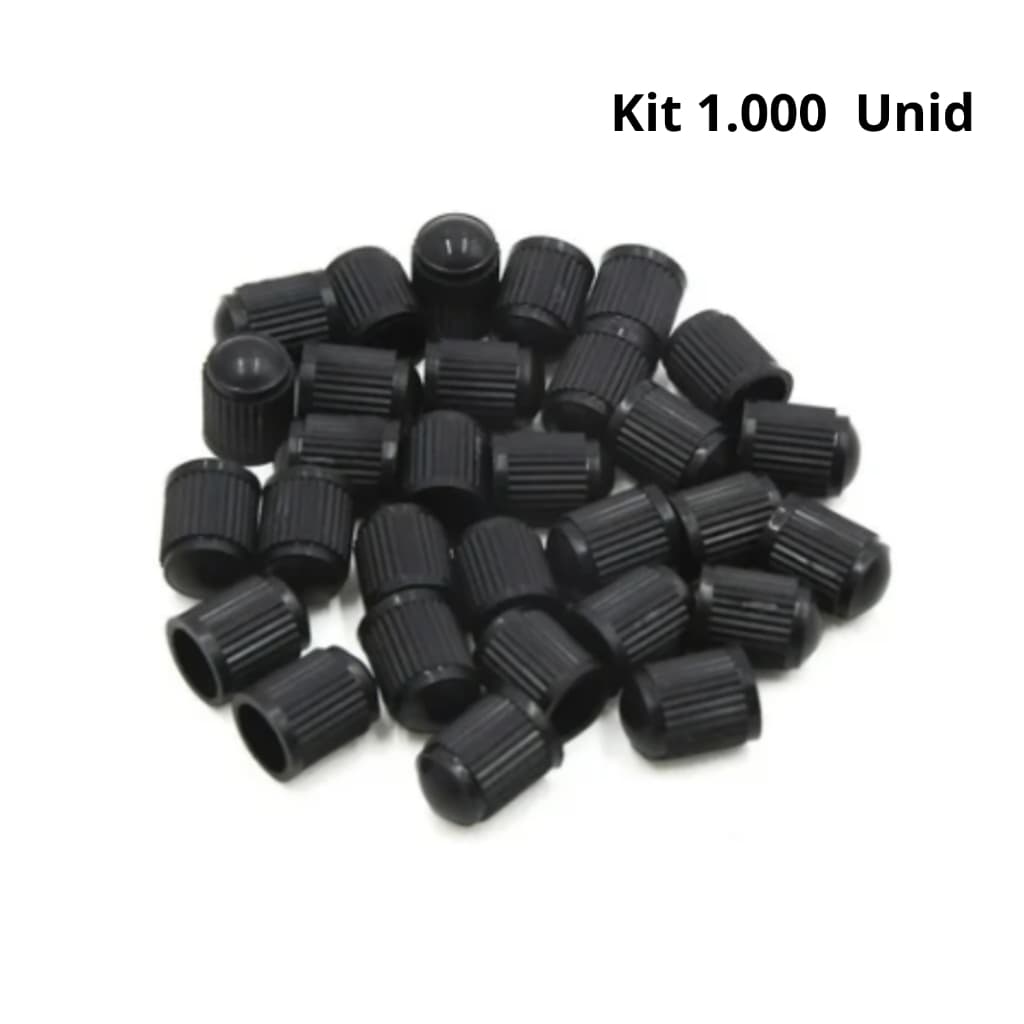 Kit Tampinhas Plasticas Para Bico Pneu Moto Carro Bicicleta-Pacote Com 1000 peças