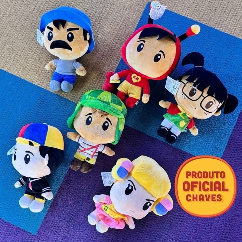 Coleção pelucias turma do chaves