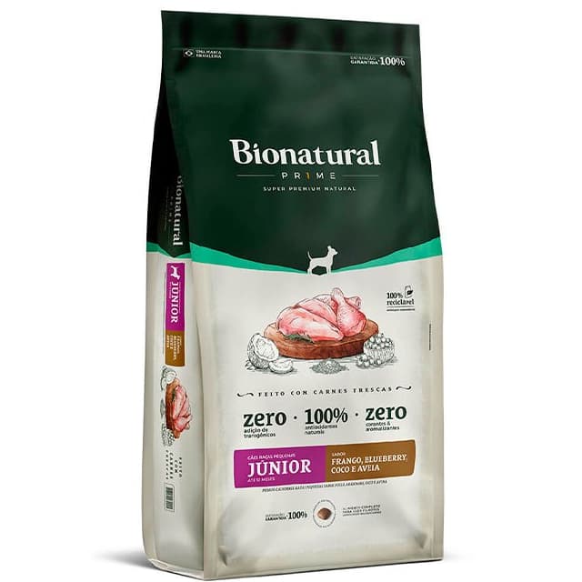 Ração Bionatural Para Cães Filhotes Pequenos Frango 10,1kg