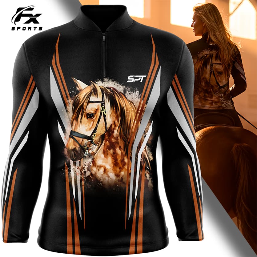 Camisa Camiseta PQS Peão Cowboy Cavalo Country 02 Uv50+