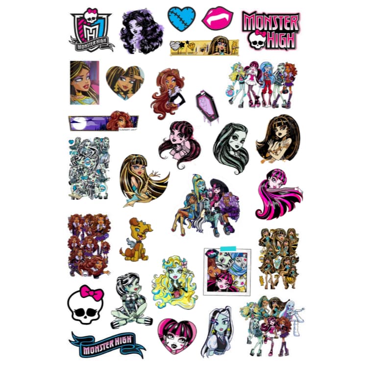Adesivos Stickers Monster High