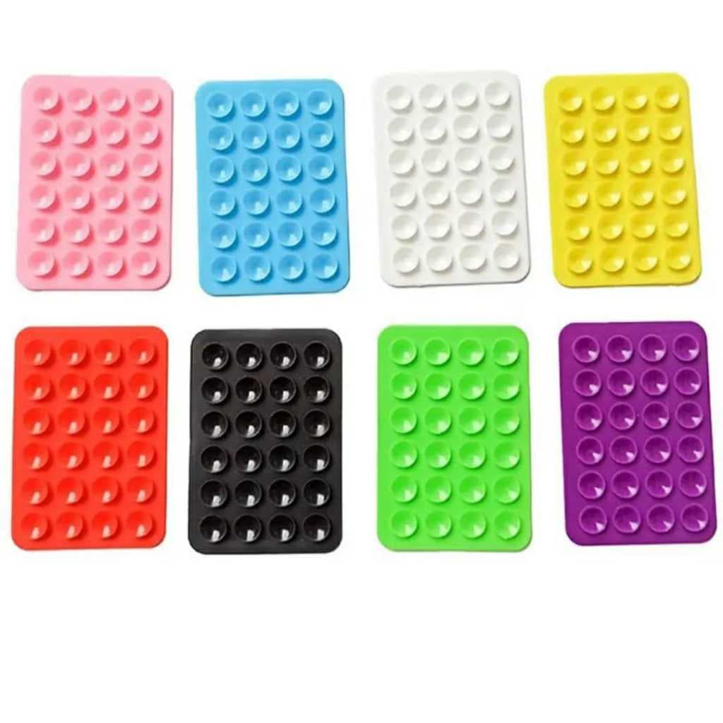 Kit 4 Suportes Silicone Ventosa Para Celular