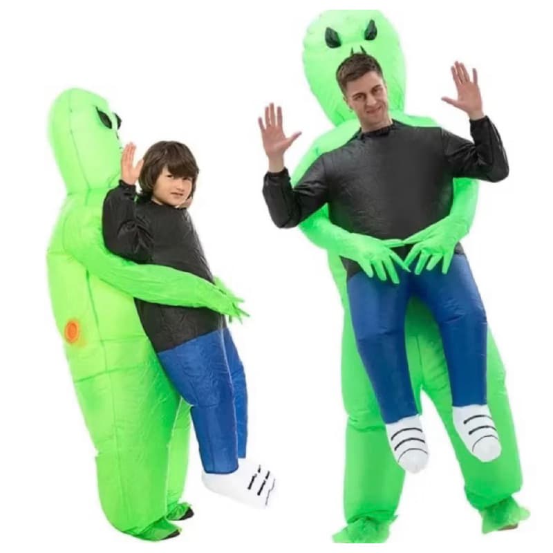 traje inflável completo com motir roupa infantil adulto festa infantil aniversário divertido animador cosplay alien