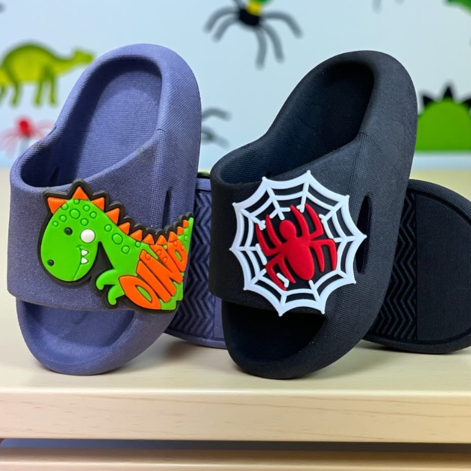 Kit 2 Pares de Chinelo Infantil Nuvem  Papete Infantil Menino Confortável