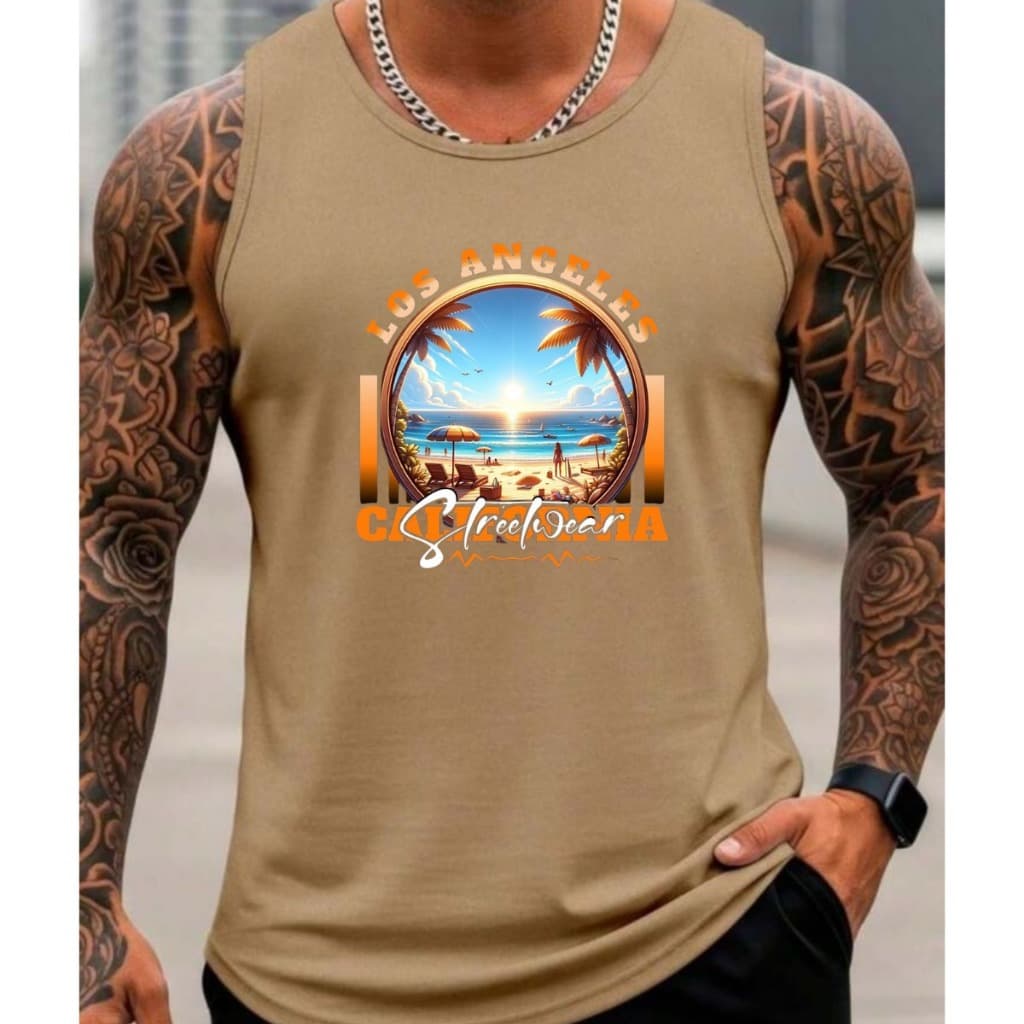 Regata Masculina Manga Curta Verão Regata 100% Algodão Gola Redonda Básica