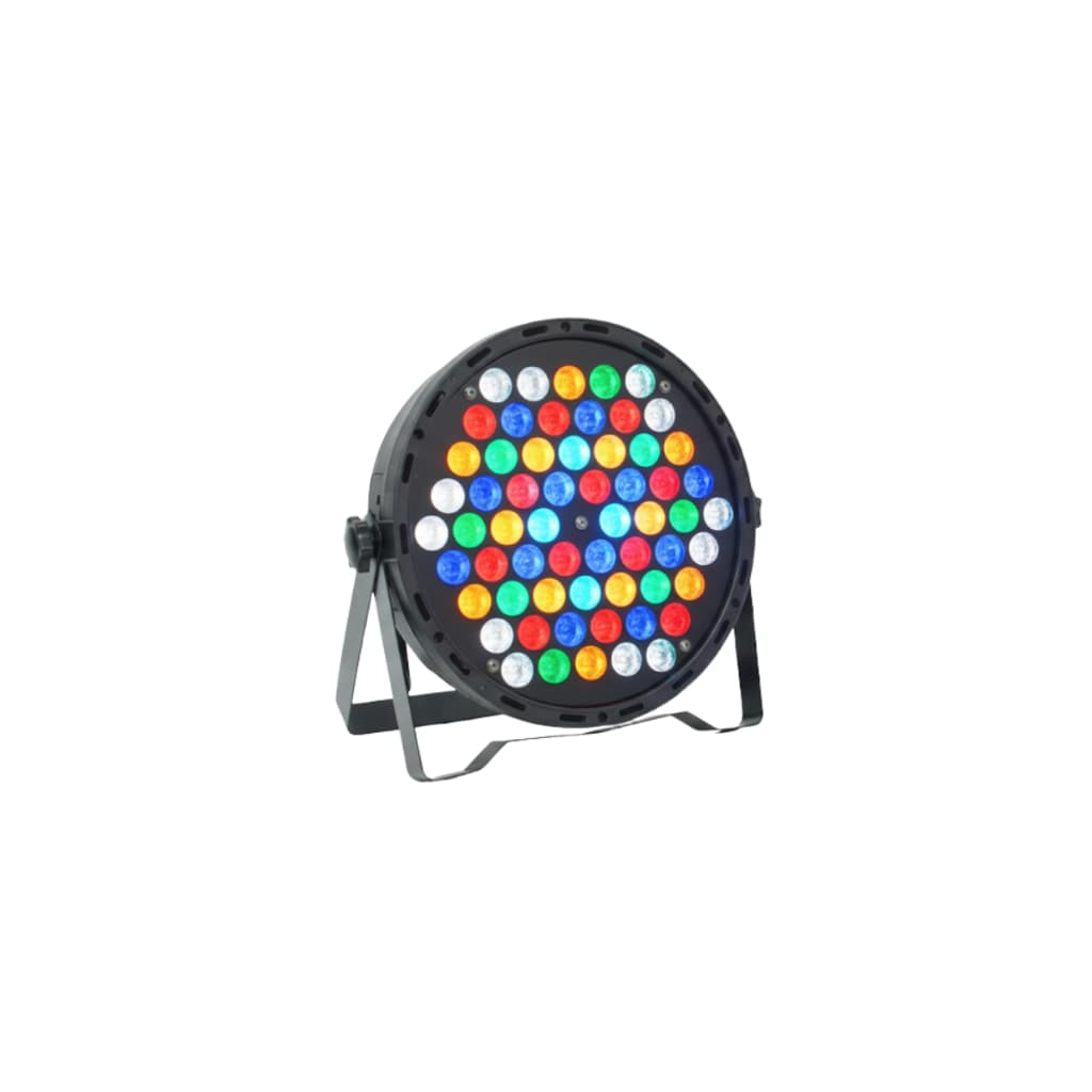 Canhão Refletor Led Par 64 Slim Rgbwa 60 Leds Cree De 3w Ambar